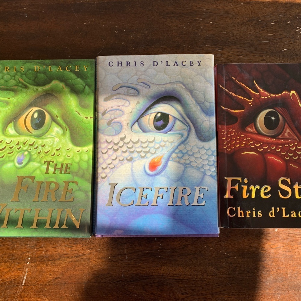 Fire Star, Icefire, The Fire Within Books by Chris d’Lacey